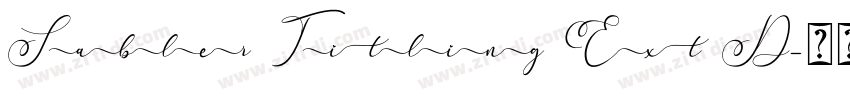 Sabler Titling Ext D字体转换